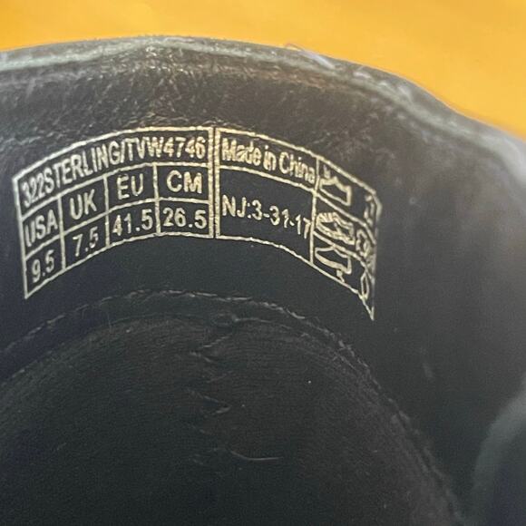 Vionic Sterling Black Suede Zip Heeled Bootie Women's Size 9.5 - Picture 8 of 8